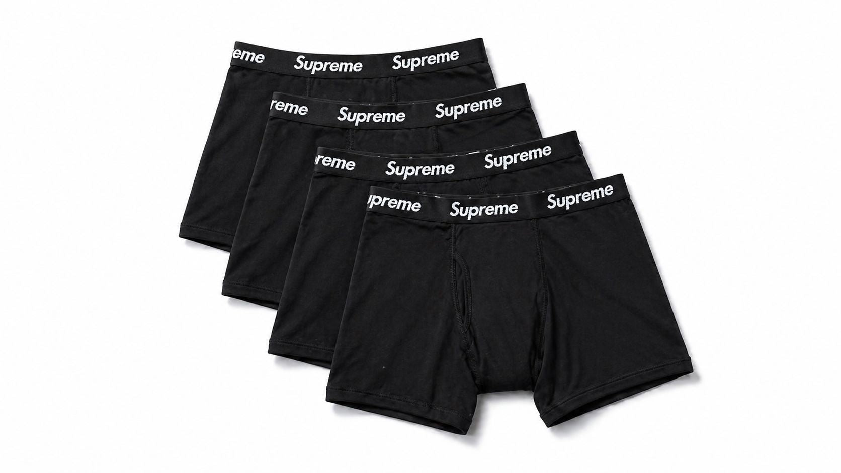 XXL3枚Supreme Hanes® Boxer Briefs Black\