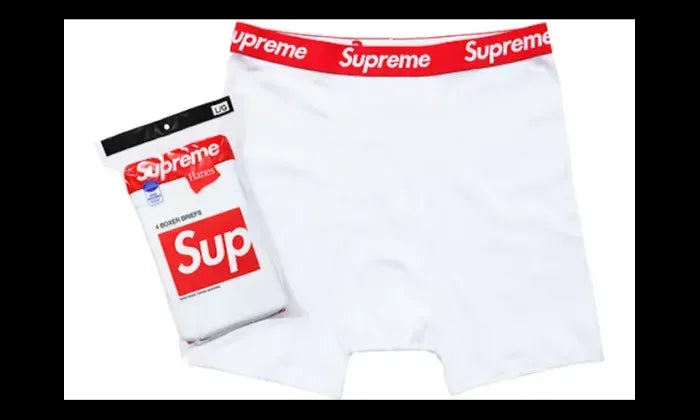 Supreme Hanes Boxer Briefs White (4 Stück) – limitierter Sneaker bei Shade Studios