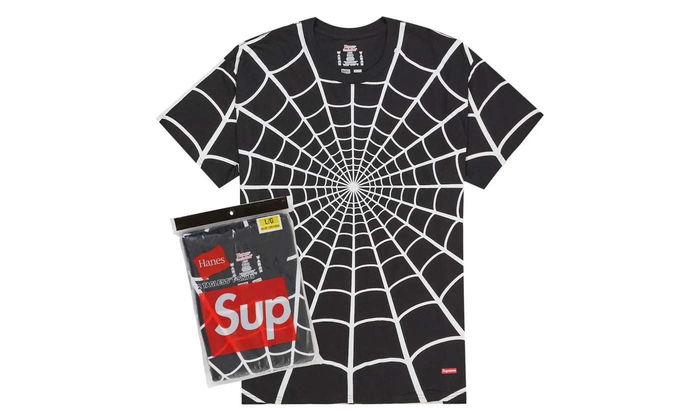 Supreme Hanes Spider-Man Tagless Tees (2 Pack) Black - SUPR-SHSTT(PB-MULTI