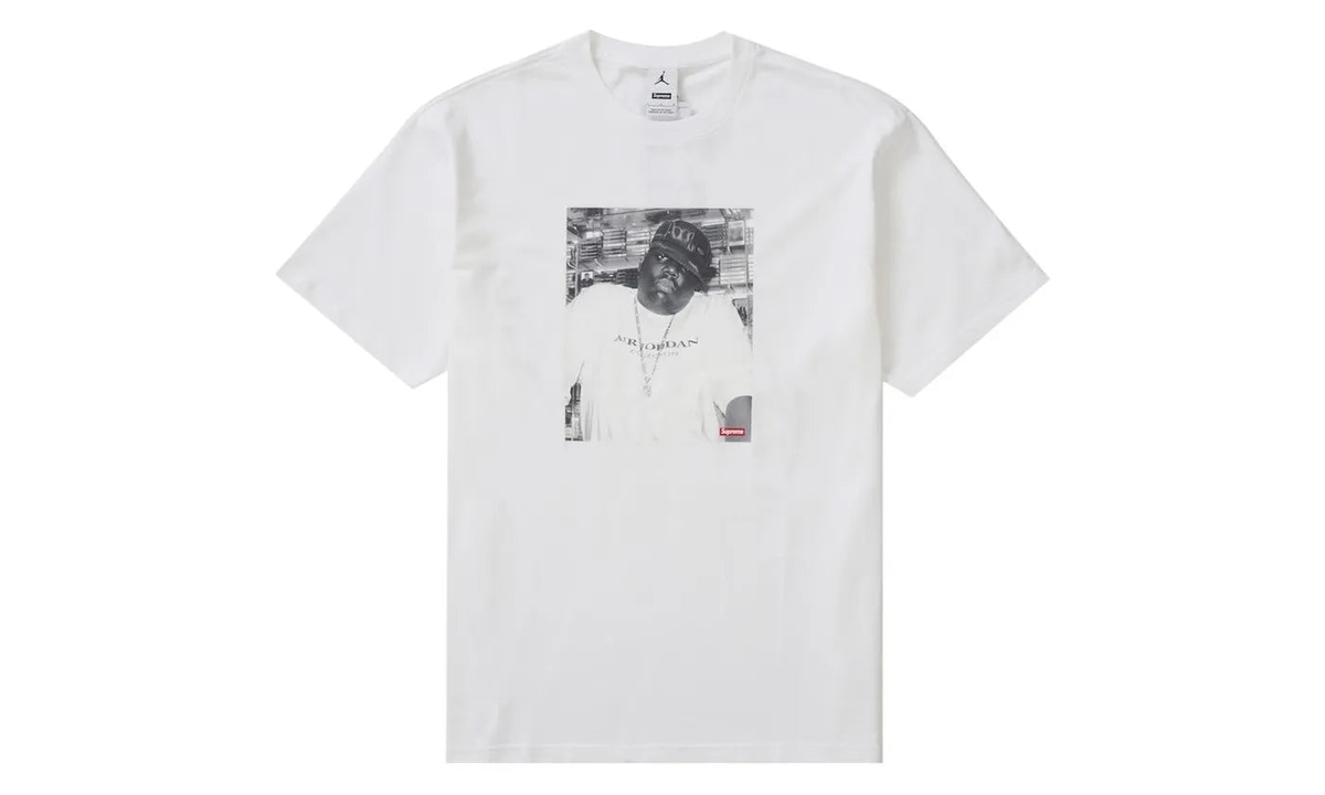 Supreme Jordan Biggie SS Top White