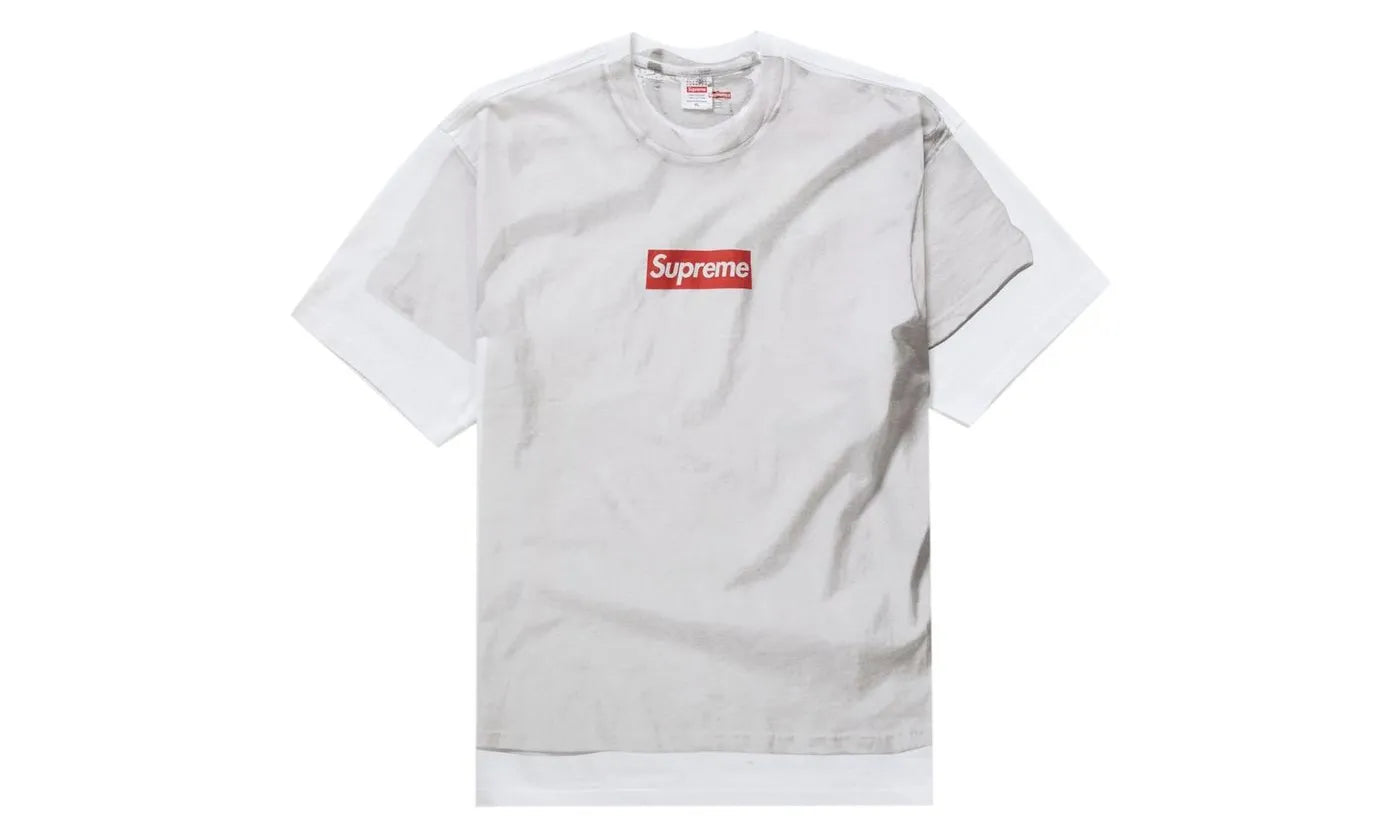 Supreme MM6 Maison Margiela Box Logo Tee White - SUPR-SMMMBL-WHITE