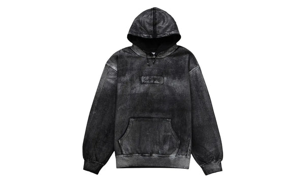 Supreme MM6 Maison Margiela Foil Box Logo Hooded Sweatshirt Black - SUPR-SMMMFB-BLACK