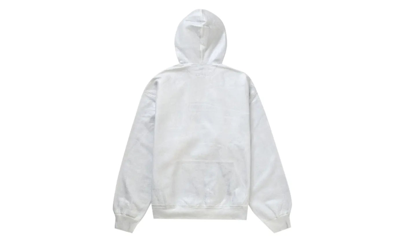 Supreme MM6 Maison Margiela Foil Box Logo Hooded Sweatshirt White - SUPR-SMMMFB-WHITE