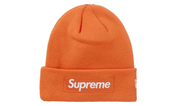 Supreme New Era Box Logo Beanie (FW24) Dark Orange I Shade