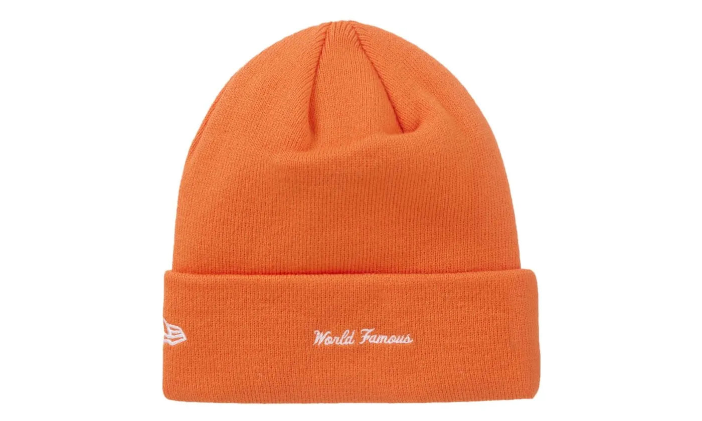 Supreme New Era Box Logo Beanie (FW24) Dark Orange – limitierter Sneaker bei Shade Studios