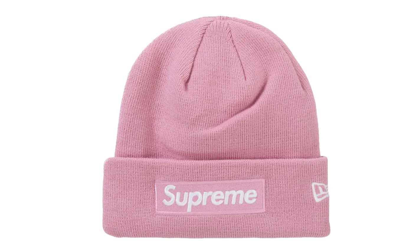 Supreme New Era Box Logo Beanie (FW24) Dusty Pink – limitierter Sneaker bei Shade Studios