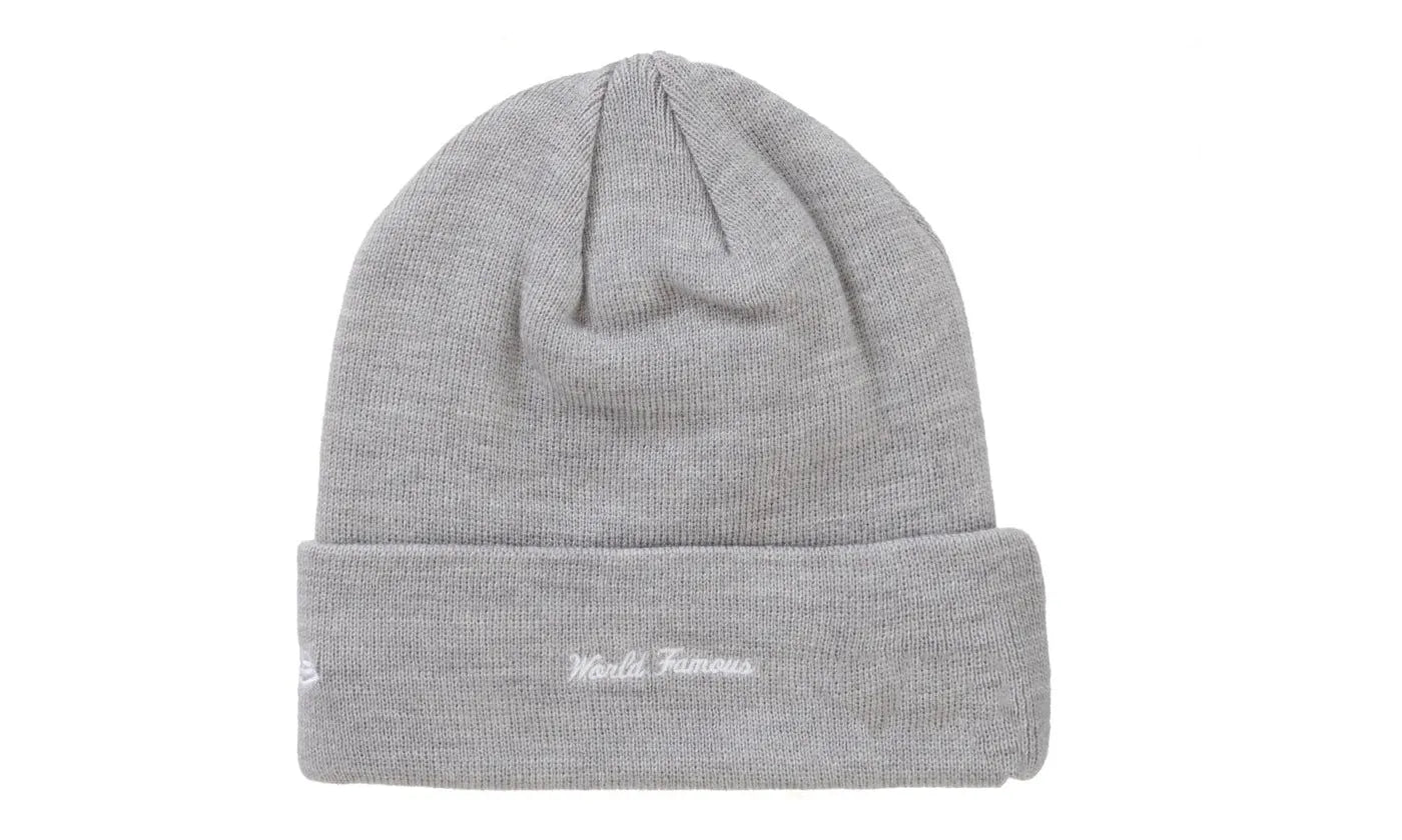 Supreme New Era Box Logo Beanie (FW24) Heather Grey – limitierter Sneaker bei Shade Studios