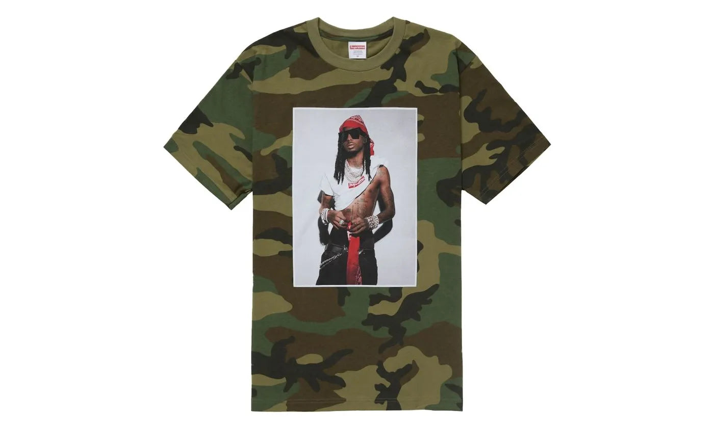 Supreme Playboi Carti Tee Woodland Camo - SUPR-SPCTWC-WOODLANDCAMO