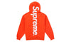 Supreme Satin Applique Hooded Sweatshirt FW24 Bright Orange - SUPR-SSAHSF-BRIGHTORANGE