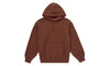 Supreme Satin Applique Hooded Sweatshirt FW24 Brown - SUPR-SSAHSF-BROWN