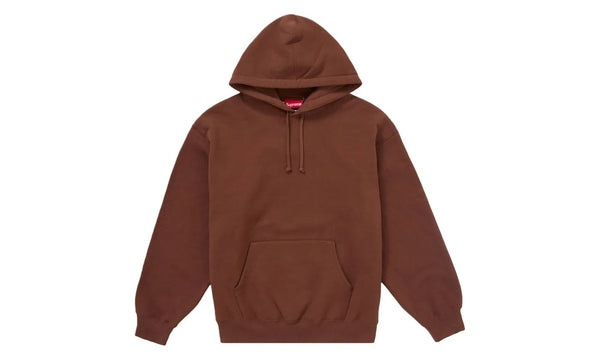 Supreme Satin Applique Hooded Sweatshirt FW24 Brown - SUPR-SSAHSF-BROWN