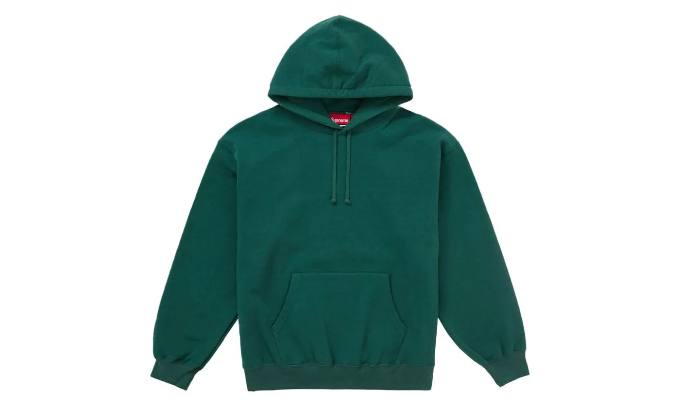 Supreme Satin Applique Hooded Sweatshirt FW24 Dark Green – limitierter Sneaker bei Shade Studios
