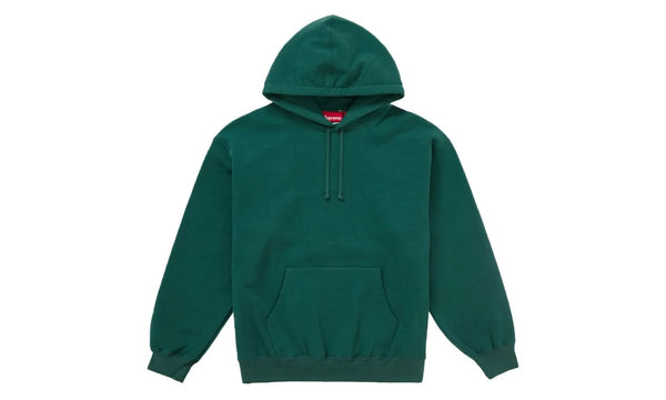 Supreme Satin Applique Hooded Sweatshirt FW24 Dark Green - SUPR-SSAHSF-DARKGREEN