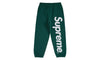 Supreme Satin Applique Sweatpant FW24 Dark Green - SUPR-SSASFD-DARKGREEN