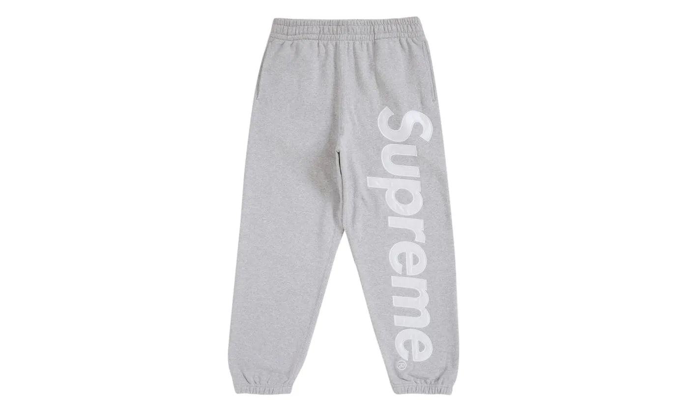Supreme Satin Applique Sweatpant FW24 Heather Grey – limitierter Sneaker bei Shade Studios