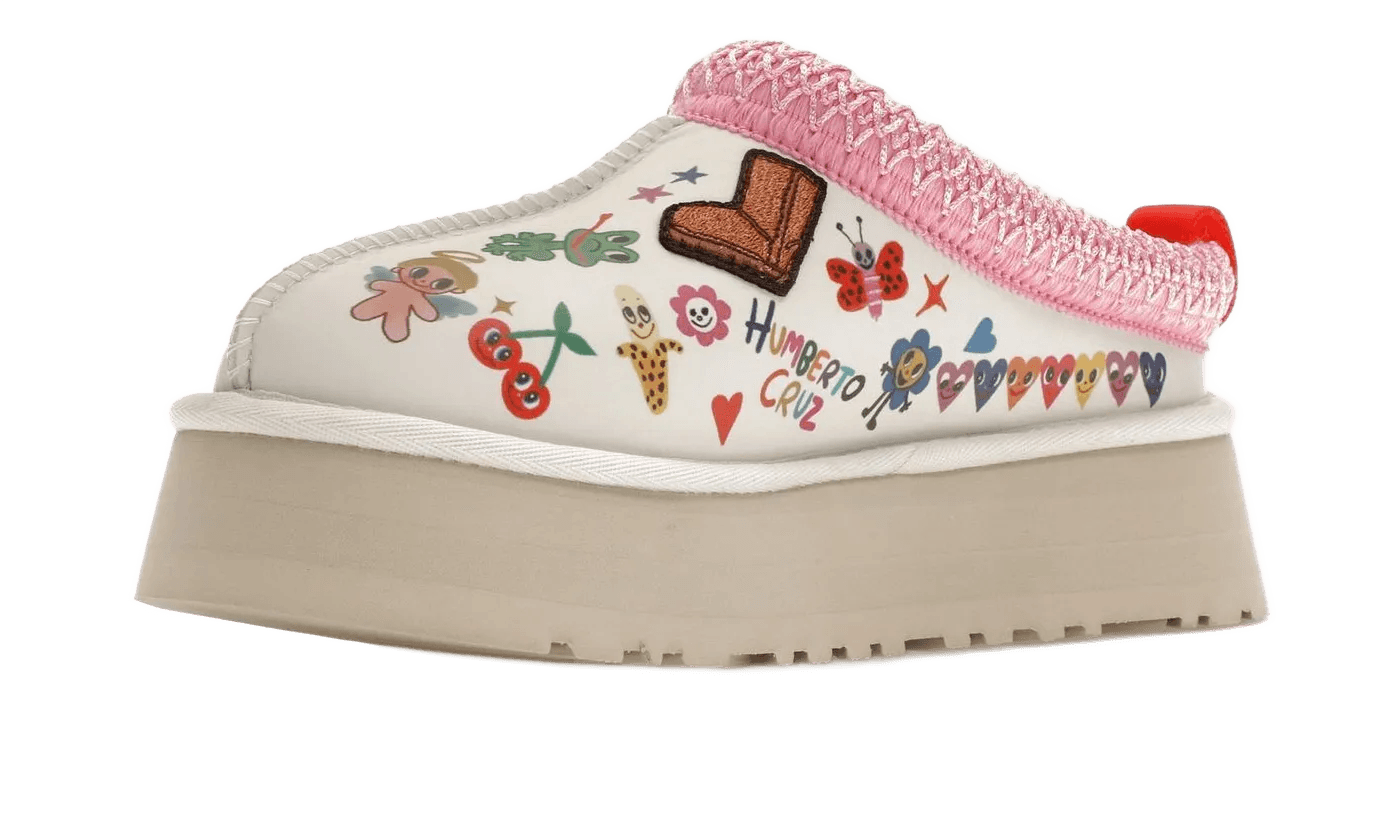 UGG Tazz Slipper Humberto Cruz Pop Sketch - 1155751-WHT