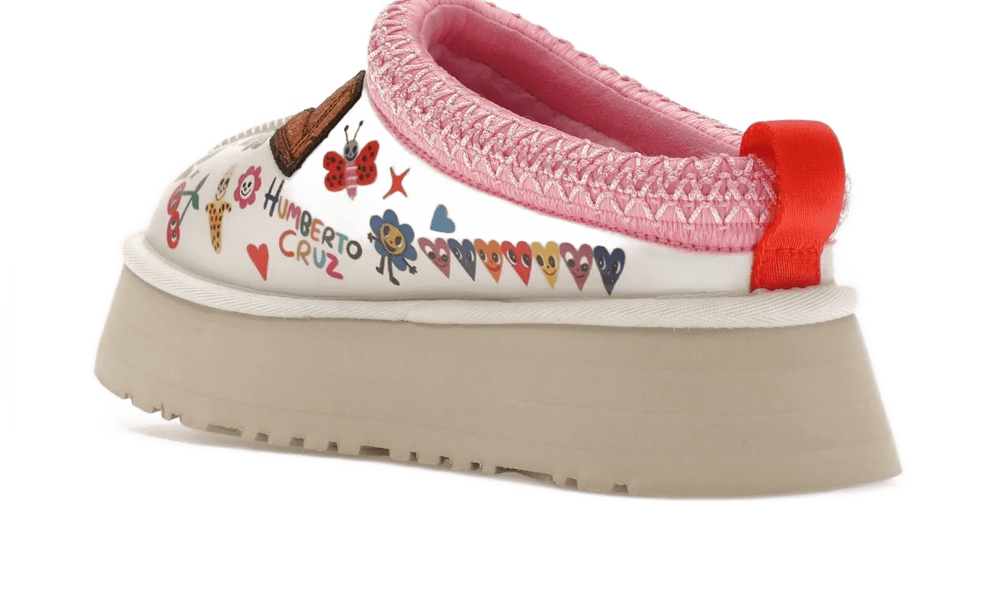 UGG Tazz Slipper Humberto Cruz Pop Sketch - 1155751-WHT