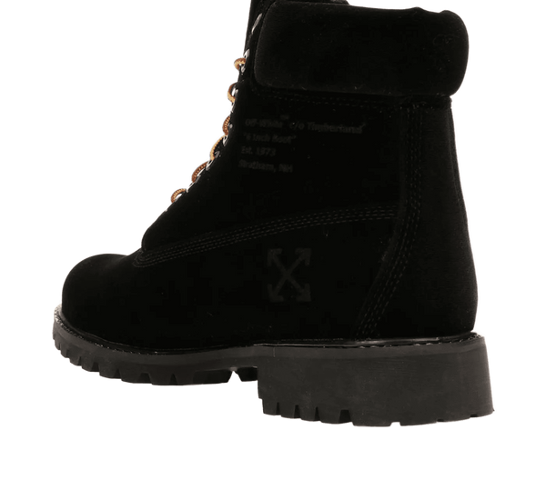 Black and white timberland boots deals