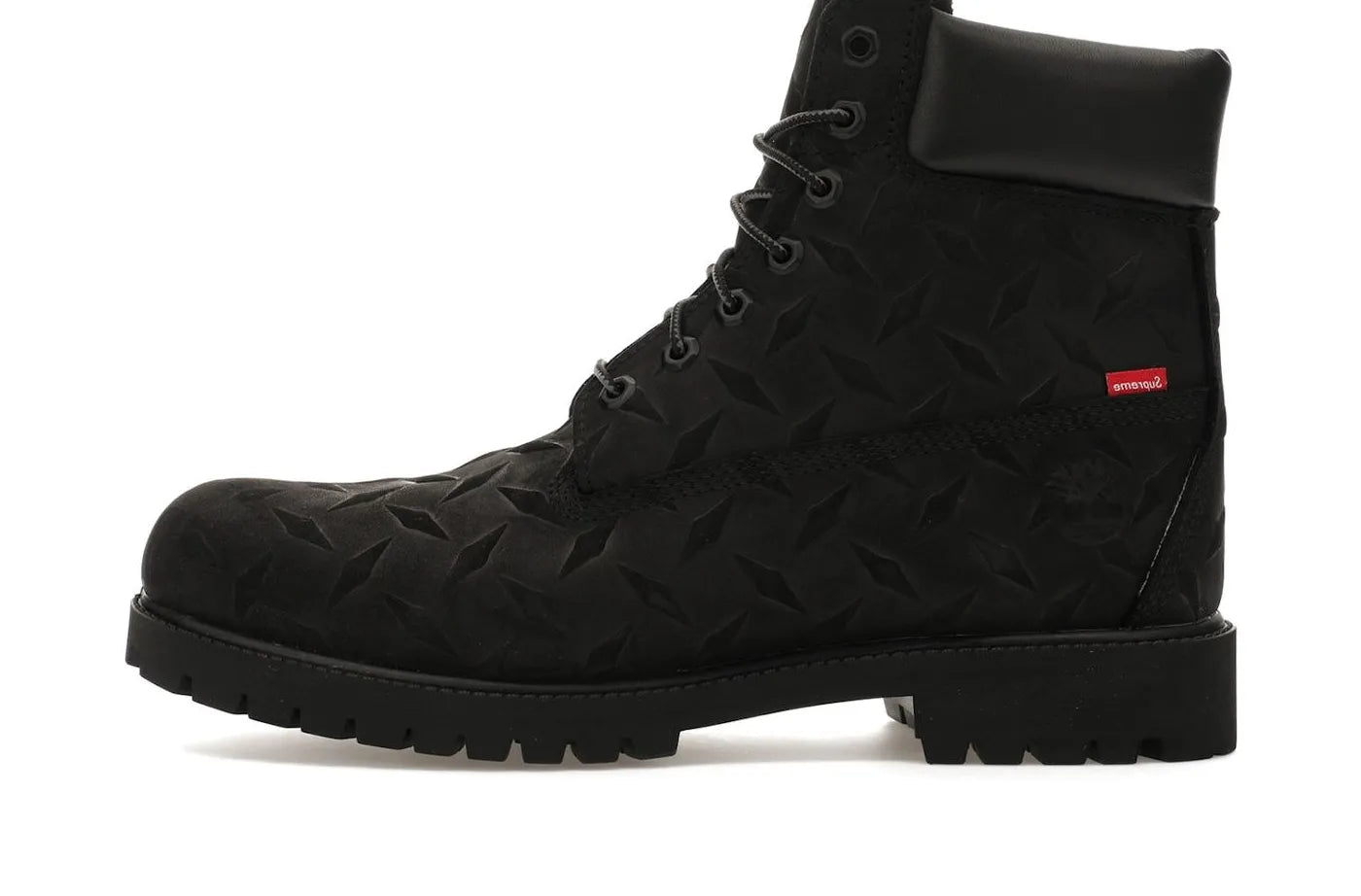 Timberland 6' Premium Waterproof Boot Supreme Diamond Plate Black – limitierter Sneaker bei Shade Studios