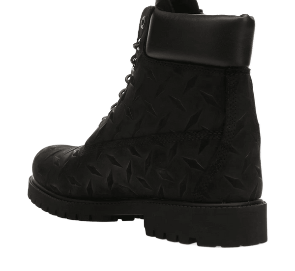 Timberland 6' Premium Waterproof Boot Supreme Diamond Plate Black - TB0A6DE1001