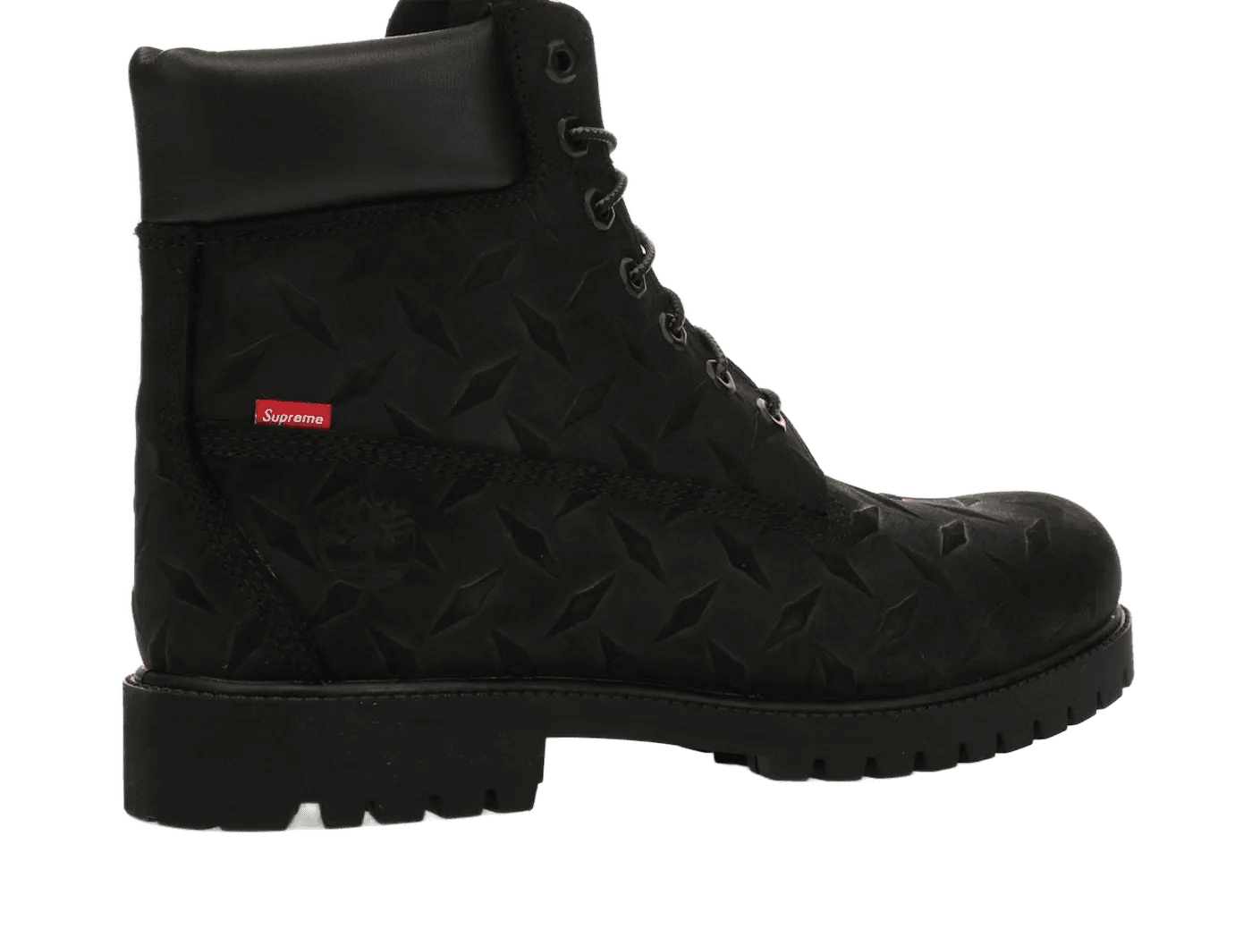 Timberland 6' Premium Waterproof Boot Supreme Diamond Plate Black - TB0A6DE1001