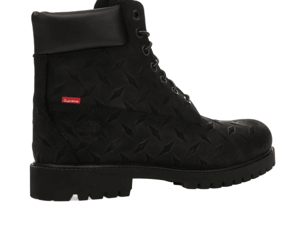 Timberland 6' Premium Waterproof Boot Supreme Diamond Plate Black - TB0A6DE1001