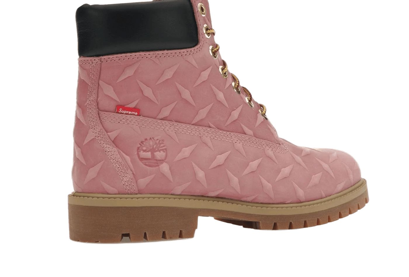 Timberland 6' Premium Waterproof Boot Supreme Diamond Plate Pink – limitierter Sneaker bei Shade Studios