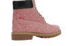 Timberland 6' Premium Waterproof Boot Supreme Diamond Plate Pink - TIMB-6PWBSD-PINK