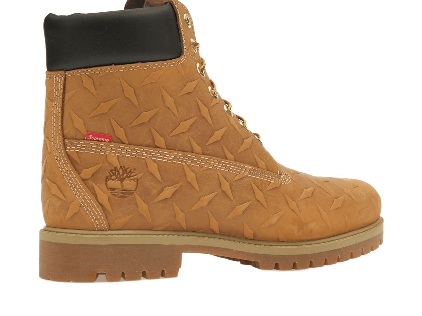 Timberland 6' Premium Waterproof Boot Supreme Diamond Plate Wheat – limitierter Sneaker bei Shade Studios