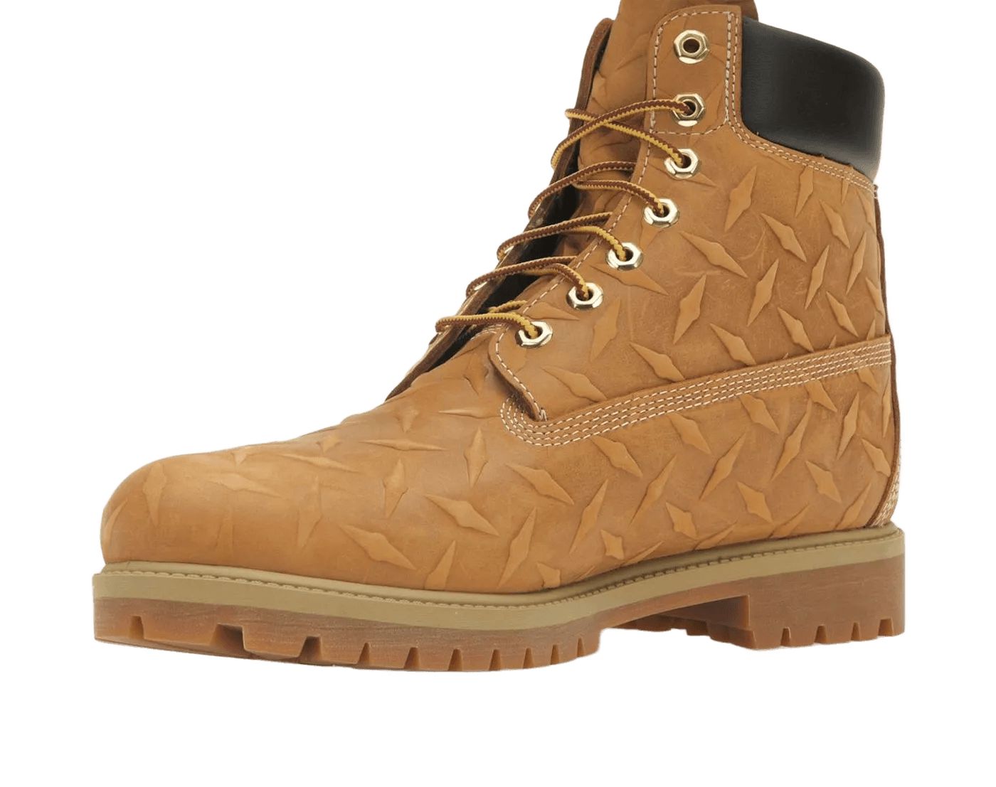 Timberland 6' Premium Waterproof Boot Supreme Diamond Plate Wheat – limitierter Sneaker bei Shade Studios
