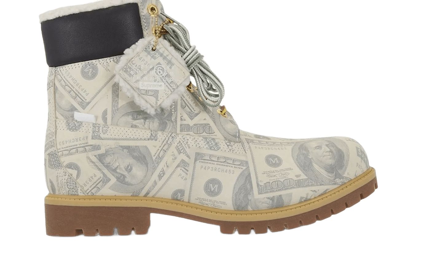 Timberland 6' Premium Waterproof Boot Supreme x MM6 Maison Margiela $100 Bills