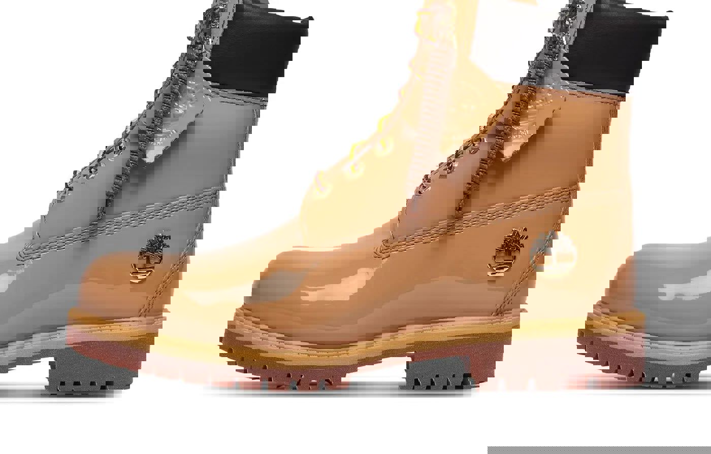 Timberland 6' Premium Waterproof Patent Boots Finch Wheat