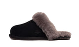 UGG Scuffette II Slippers Black Grey