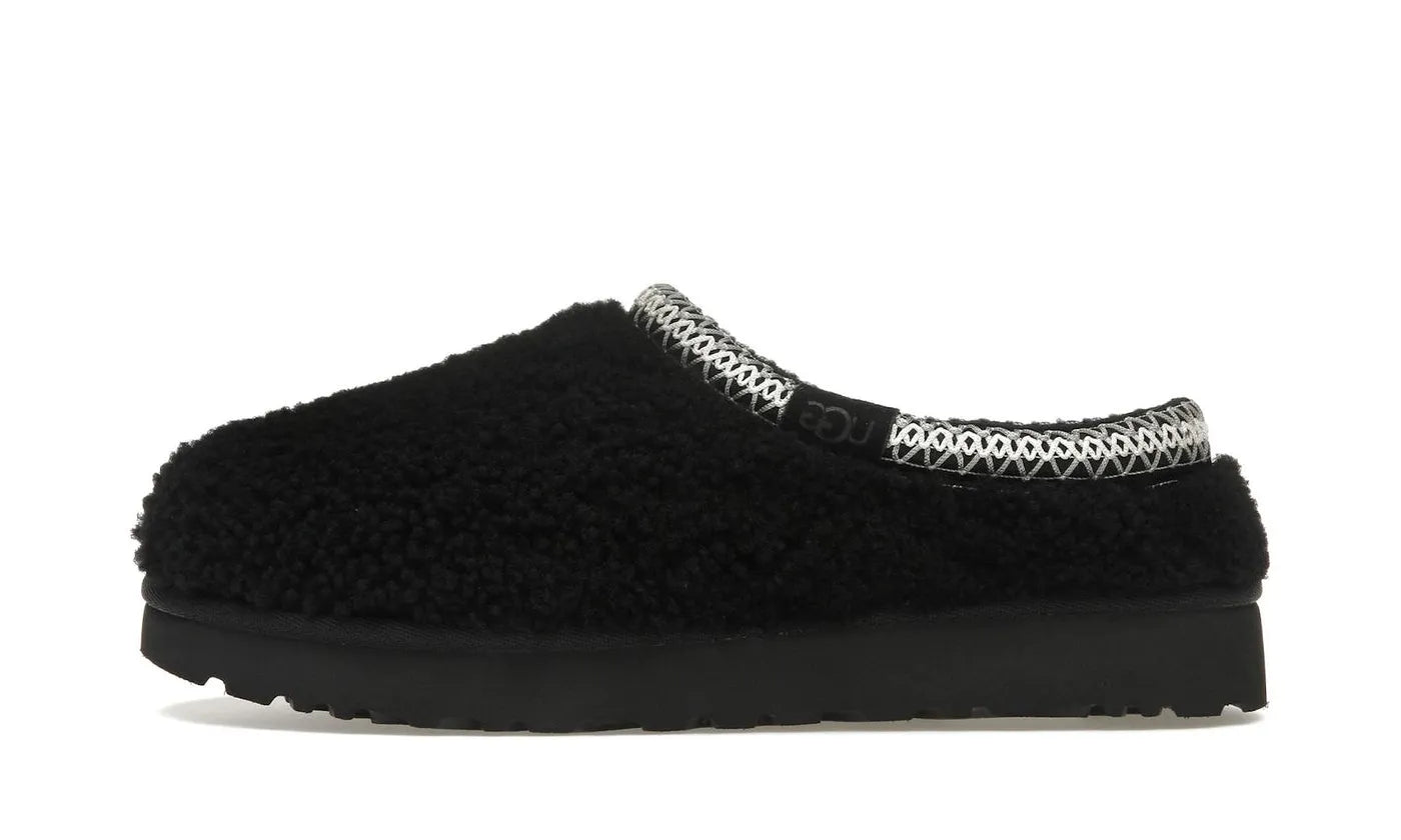 Tasman Maxi Curly Slipper Black - 1158356-BLK