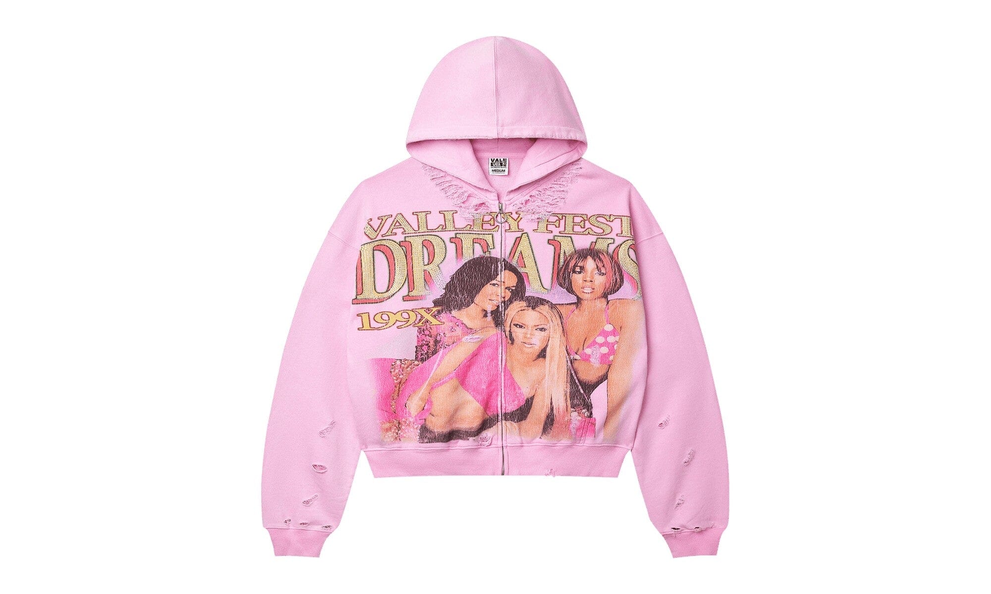 Vale Forever Dreams Zip Up Hoodie 'Pink'