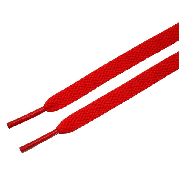 8 mm Flat Lace "Fire Red" laces Lace Crib 