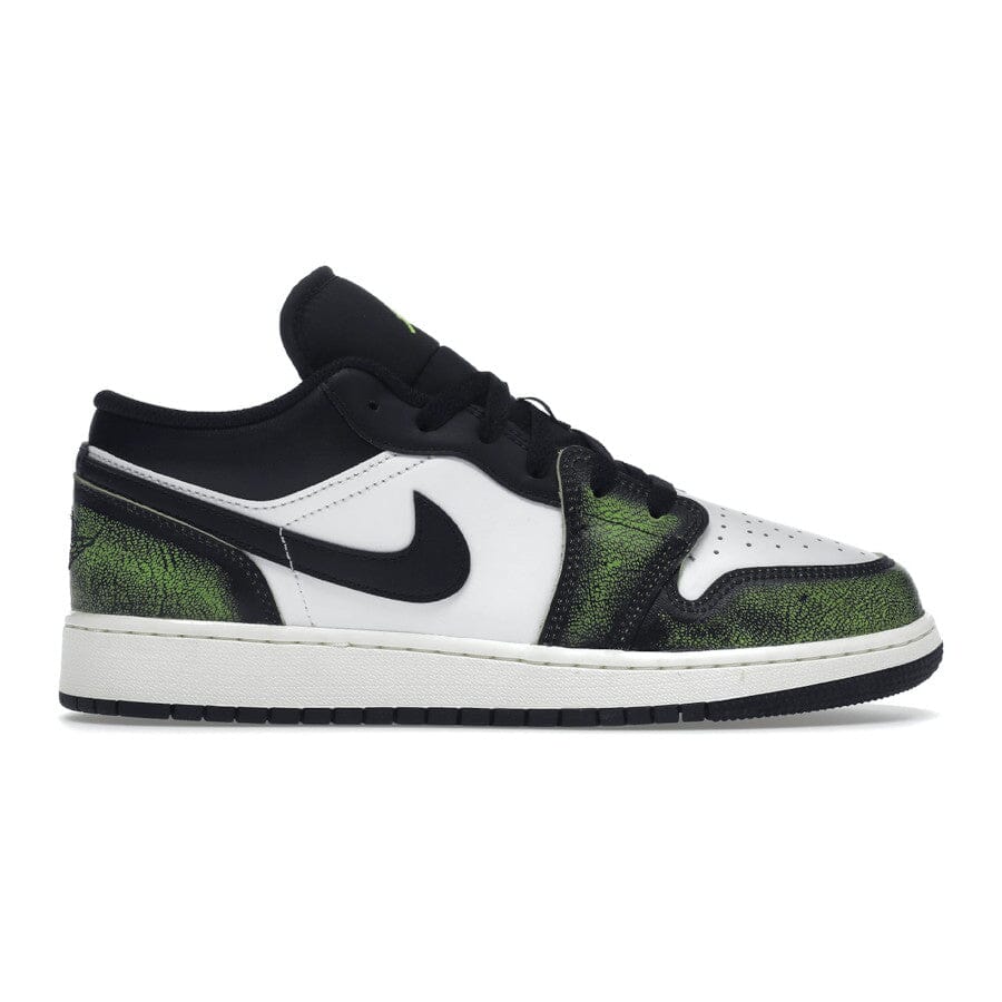 Jordan 1 Low Wear Away Electric Green (GS) Schuhe Nike 