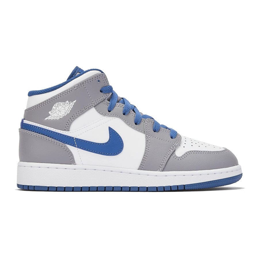 Jordan 1 Mid True Blue Cement (GS) Nike 